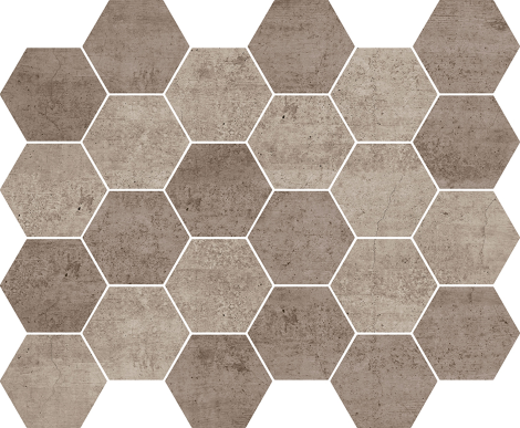 Hexa Mega Concrete Taupe Blend Dark