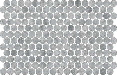 Round Silver Matte