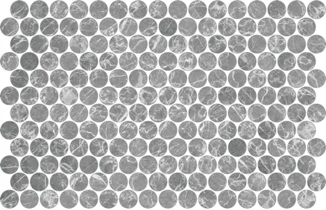Round Grey Marble