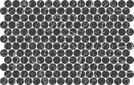 Round Black Marble