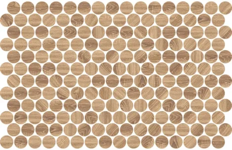 Round Wood Capri Light