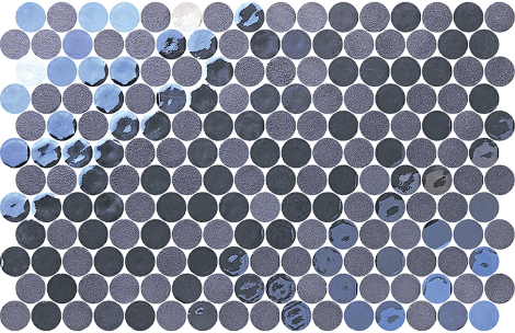 Round Artistic Blend Sugar Grey