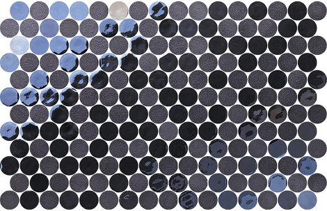 Round Artistic Blend Sugar Black