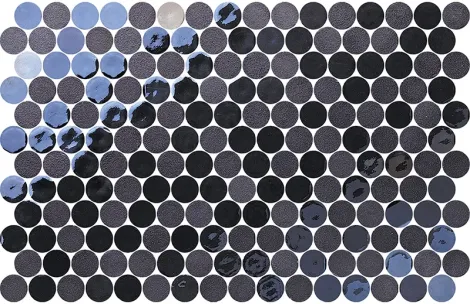 Round Artistic Blend Sugar Black