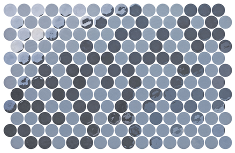 Round Neostone Blend Artistic Blue Grey