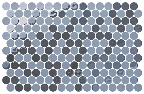 Round Neostone Blend Artistic Blue Grey