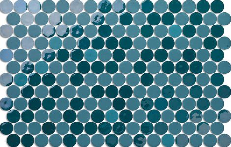 Round Neostone Blend Artistic Turquoise