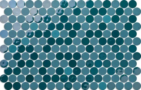 Round Neostone Blend Artistic Turquoise