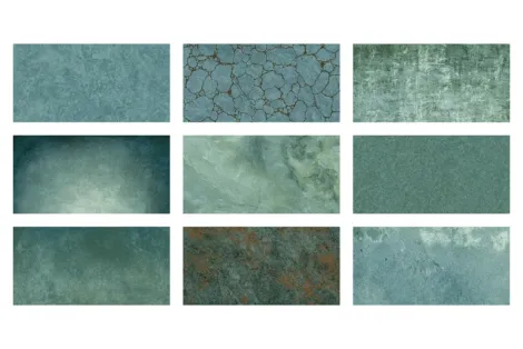 Vision Floral Green Porcelain Tile