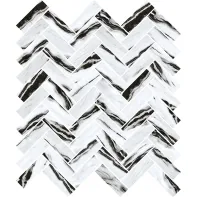 Herringbone Panda Marble