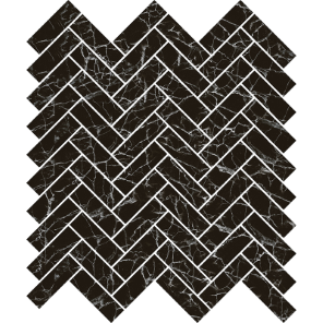 Herringbone Black Marble