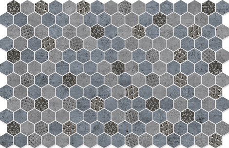 Hexa Concrete Deco Leaf