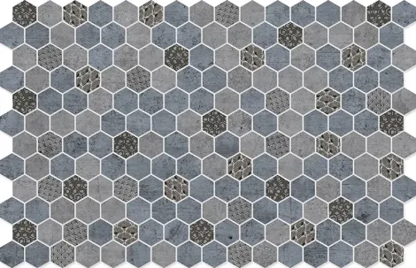 Hexa Concrete Deco Leaf