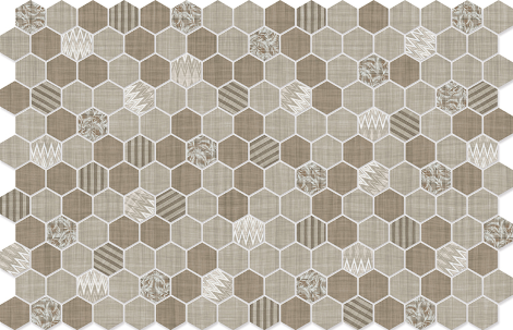 Hexa Textile Deco Beige